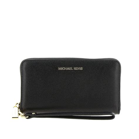 portafoglio nero michael kors|Portafogli di Michael Kors da donna .